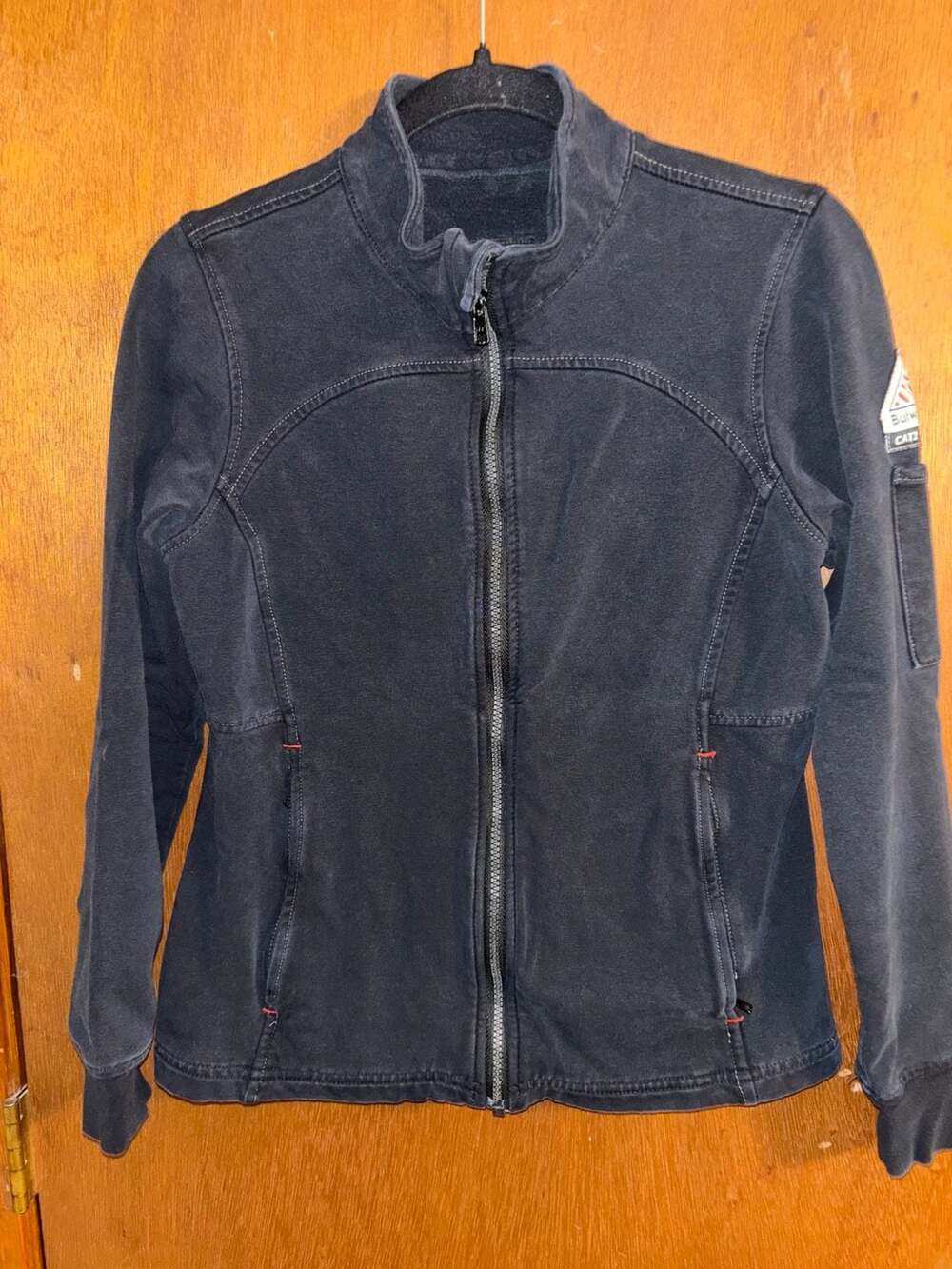 Bulwark Flame Resistant Zip Jacket Size S-RG Black